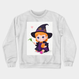 Cute Baby Witch Crewneck Sweatshirt